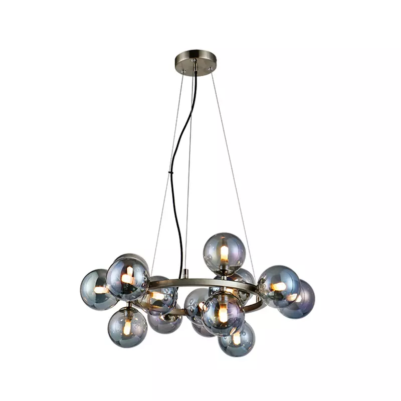 Nová kreativní skleněná závěsná lampa ve francouzském stylu