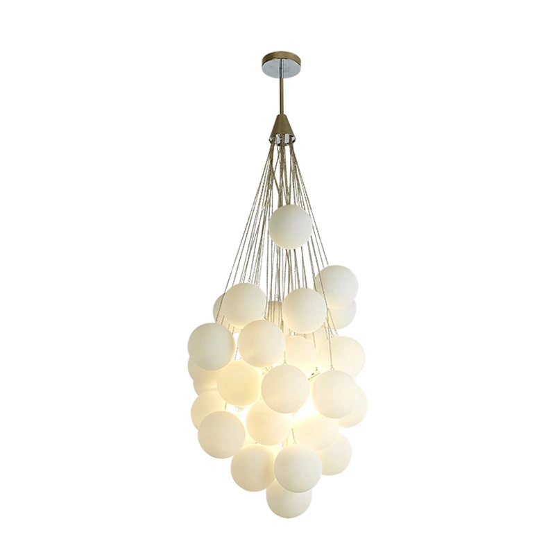 Moderní stylová kreativní skleněná závěsná lampa