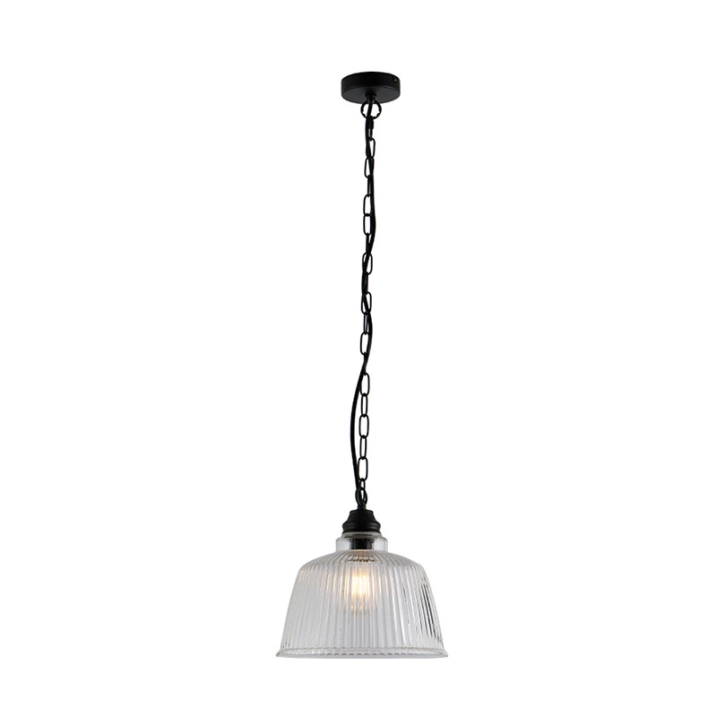 Moderní závěsná lampa z křišťálově čistého skla